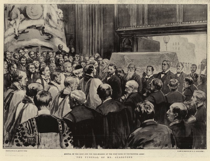 Die Beerdigung von Mr. Gladstone von George Percy Jacomb Hood