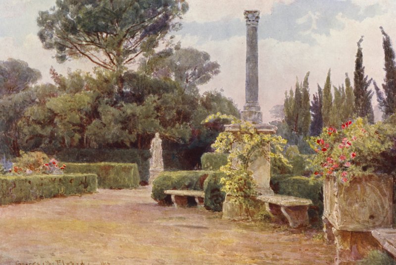 Italienische Gärten: Villa Medici von George Samuel Elgood