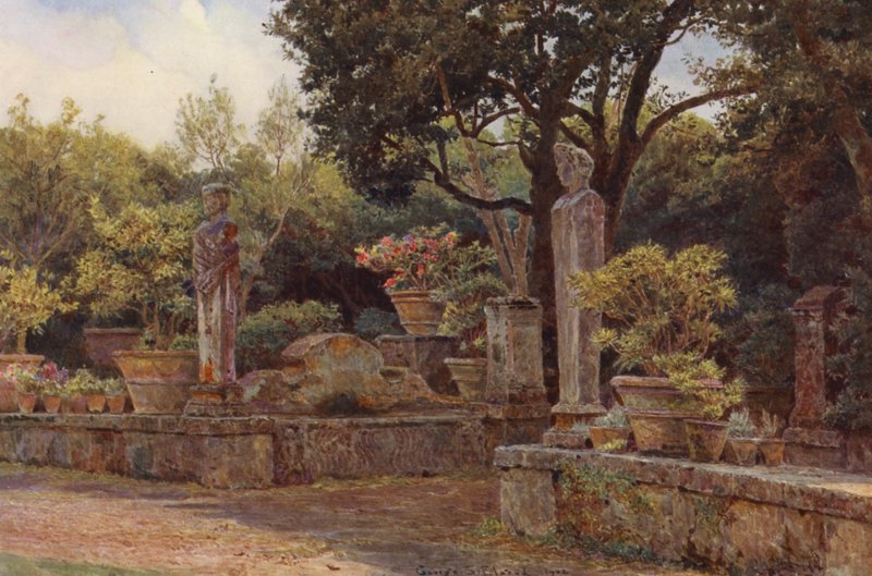 Italienische Gärten: Villa Piatti von George Samuel Elgood