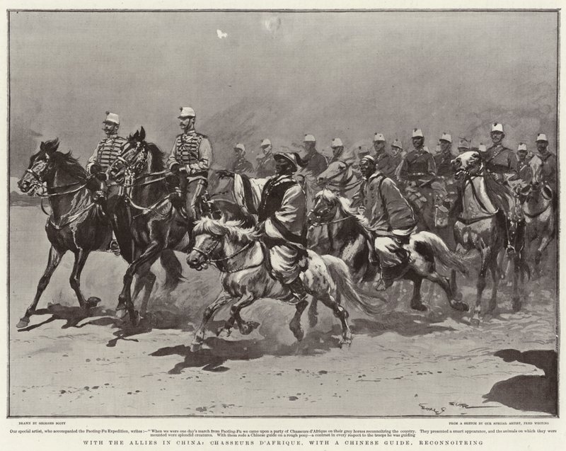Mit den Alliierten in China, Chasseurs d