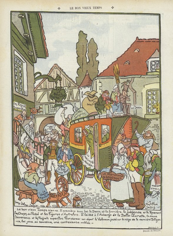 Illustration für Le Rire von Georges Delaw