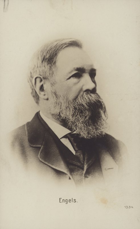Friedrich Engels (1820-1895), deutscher politischer Theoretiker, Sozialwissenschaftler und Schriftsteller von German Photographer