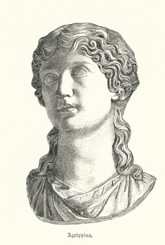 Agrippina die Ältere, Ehefrau des römischen Generals Germanicus und Mutter des Kaisers Caligula von German School