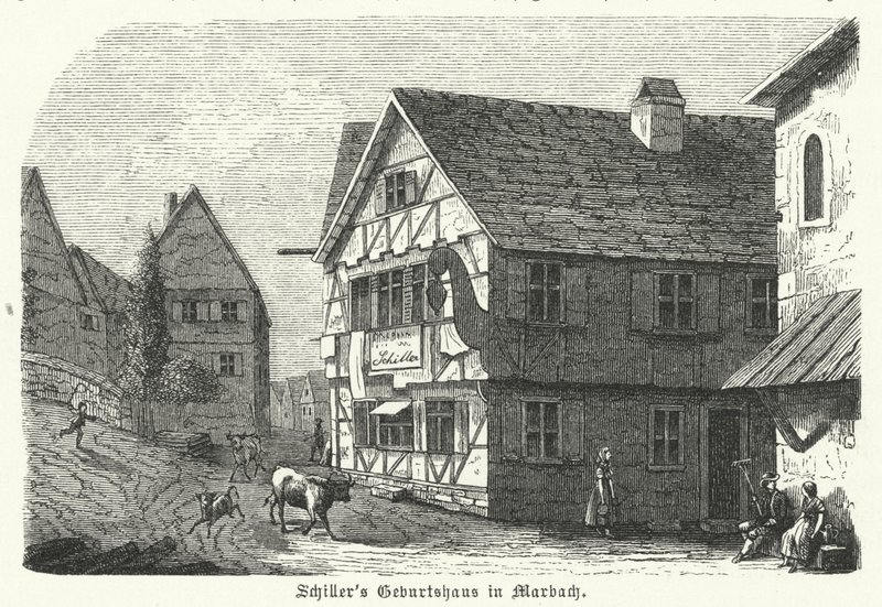Geburtsort des deutschen Dichters und Dramatikers Friedrich Schiller, Marbach am Neckar von German School