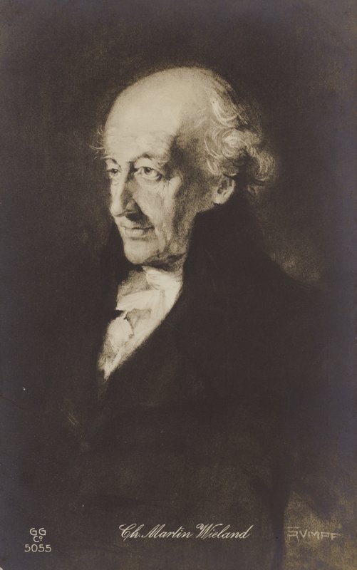 Christoph Martin Wieland (1733-1813), deutscher Dichter, Schriftsteller und Übersetzer von German School