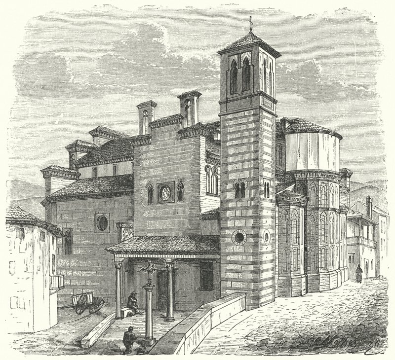 Kirche von Santiago del Arrabal, Toledo, Spanien von German School