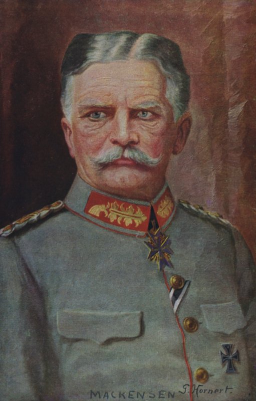 Feldmarschall August von Mackensen, deutscher Militärkommandeur des Ersten Weltkriegs von German School