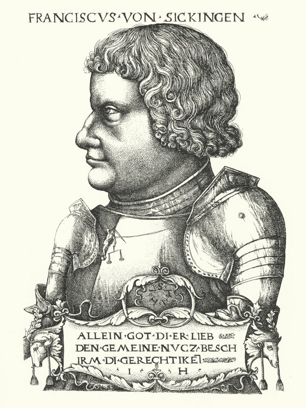 Franz von Sickingen, deutscher Ritter der Reformationszeit von German School