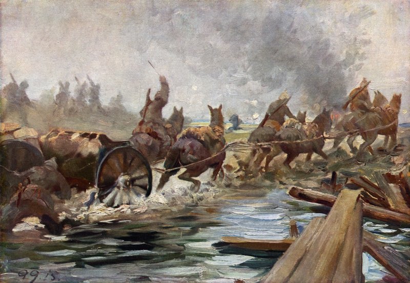Von einer Ostfront, Munitionstransport von German School
