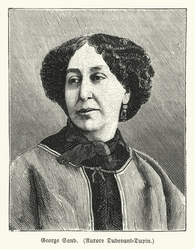 George Sand, französische Romanautorin von German School