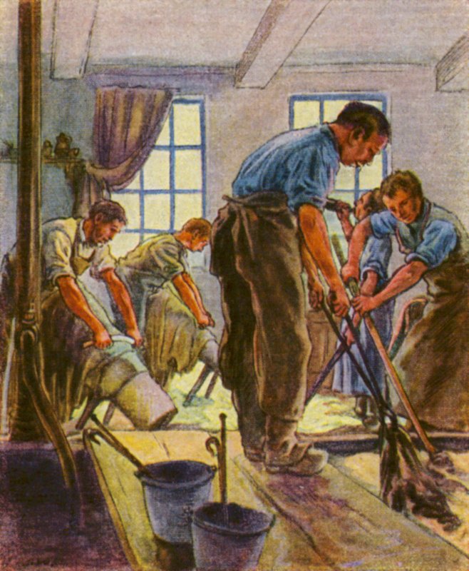 Gerber und Färber von German School