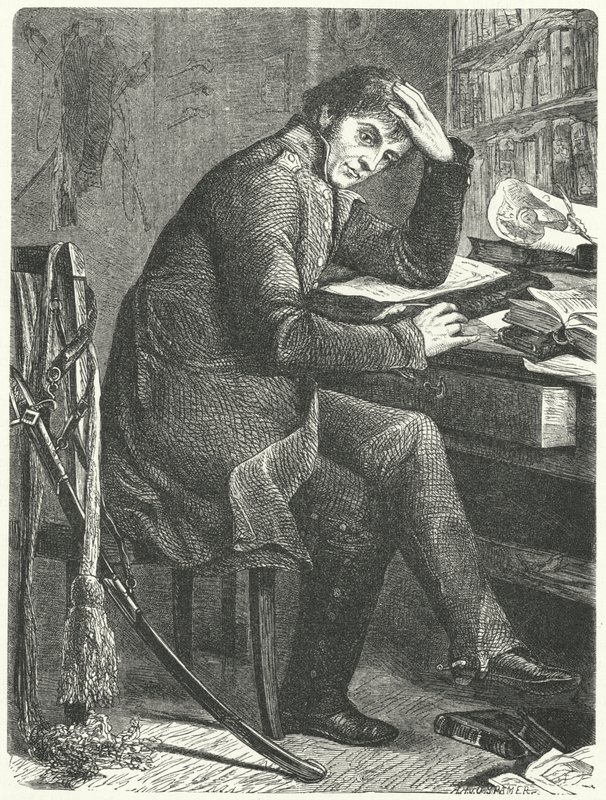 Gerhard von Scharnhorst, deutscher General und Reformer der preußischen Armee (Stich) von German School