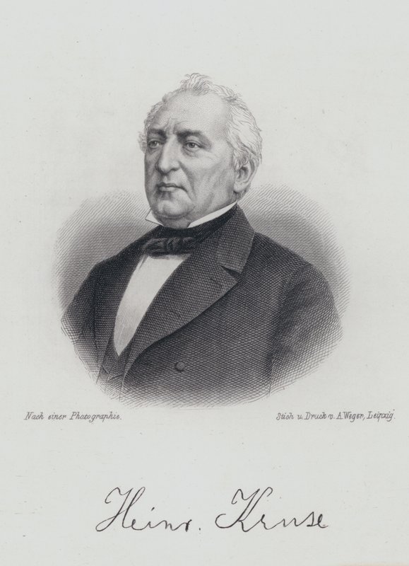 Heinrich Kruse, deutscher Dramatiker und Publizist von German School