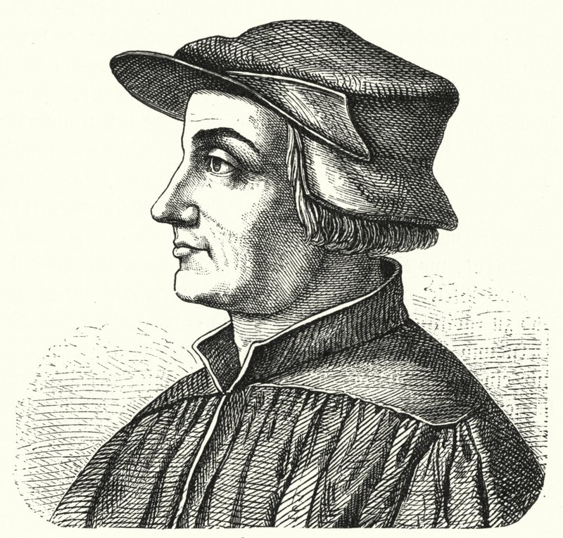 Huldrych Zwingli, führende Figur der Reformation in der Schweiz von German School
