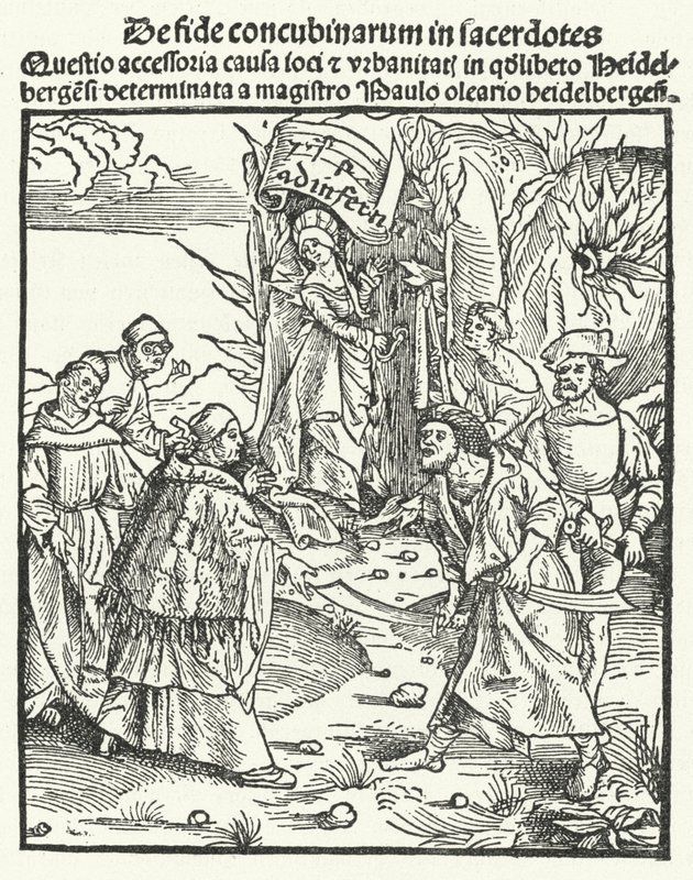 Illustration aus einem Werk von Jakob Wimpfeling (Stich) von German School
