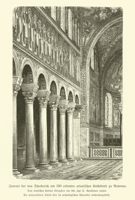 Innenraum der Basilika Sant