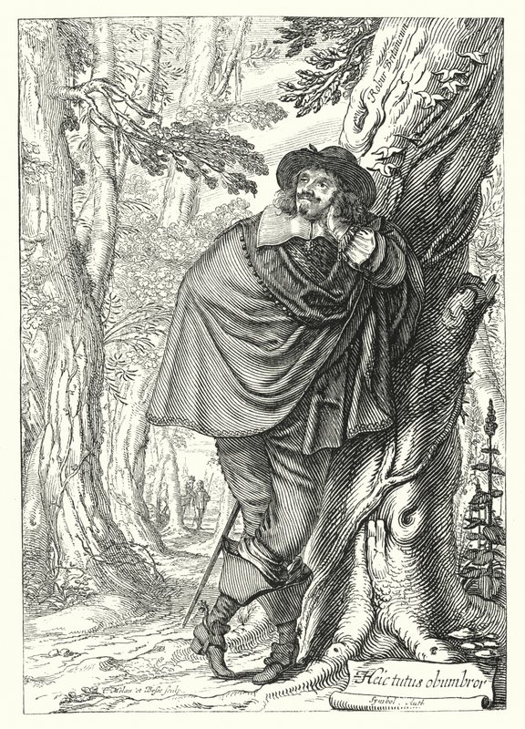 James Howell, anglo-walisischer Historiker und Schriftsteller (Stich) von German School