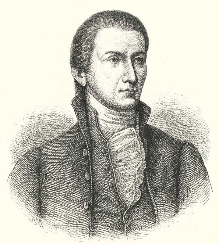 James Monroe, amerikanischer Staatsmann (Stich) von German School