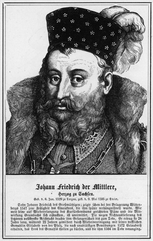 Johann Friedrich der Mittlere, Herzog zu Sachsen von German School