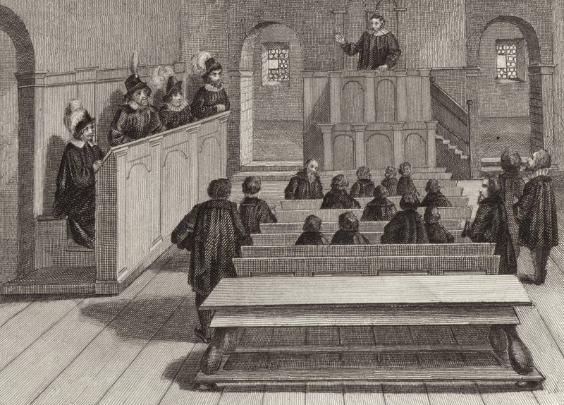 Hörsaal an der Universität Tübingen, Deutschland von German School