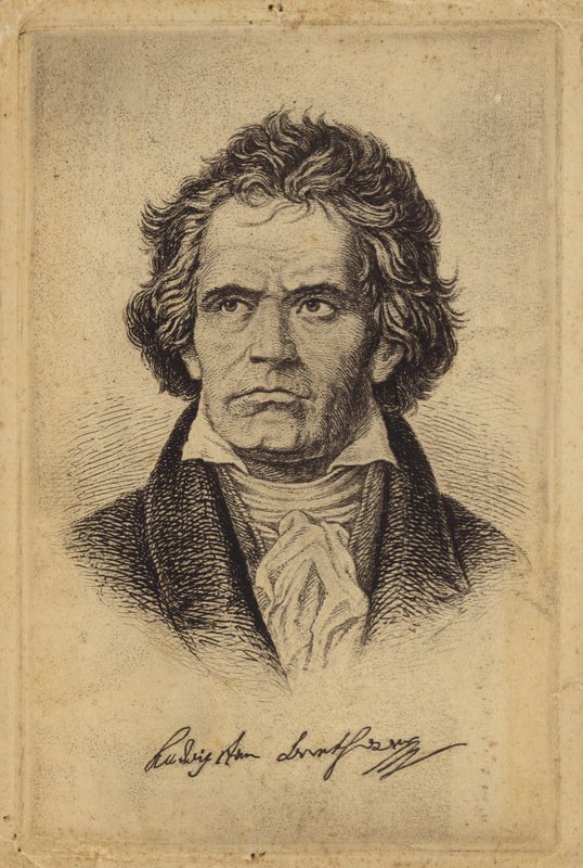 Ludwig van Beethoven, deutscher Komponist und Pianist (1770-1827) von German School