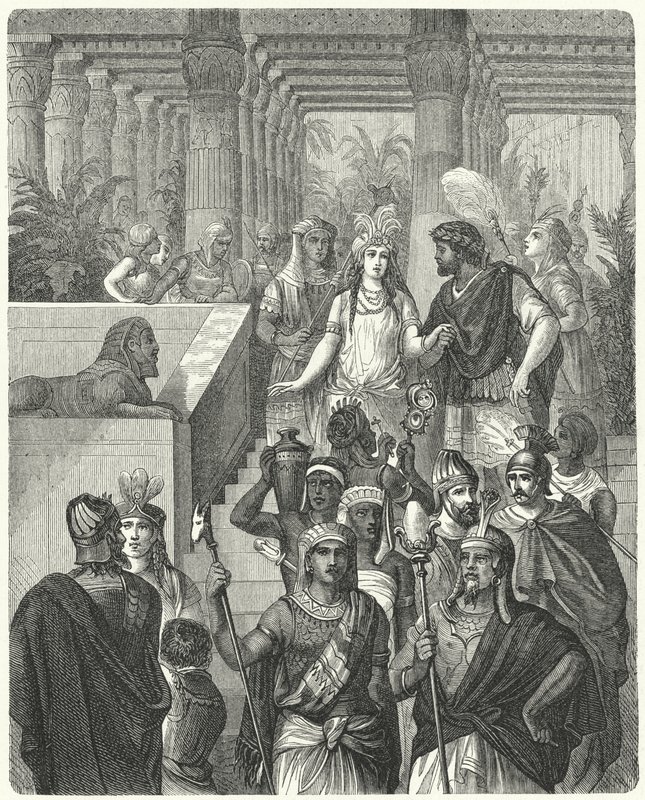 Heirat von Masinissa, König von Numidien, und Sophonisbe von Karthago von German School