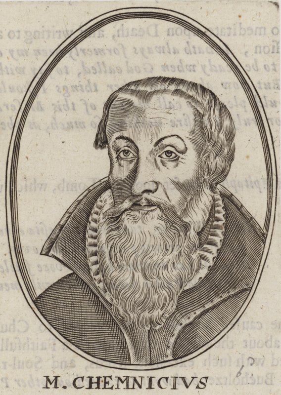 Martin Chemnitz, deutscher lutherischer Theologe und Reformator (Gravur) von German School