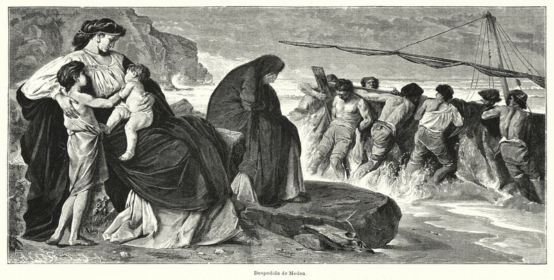 Medeas Abschied: Szene aus Euripides