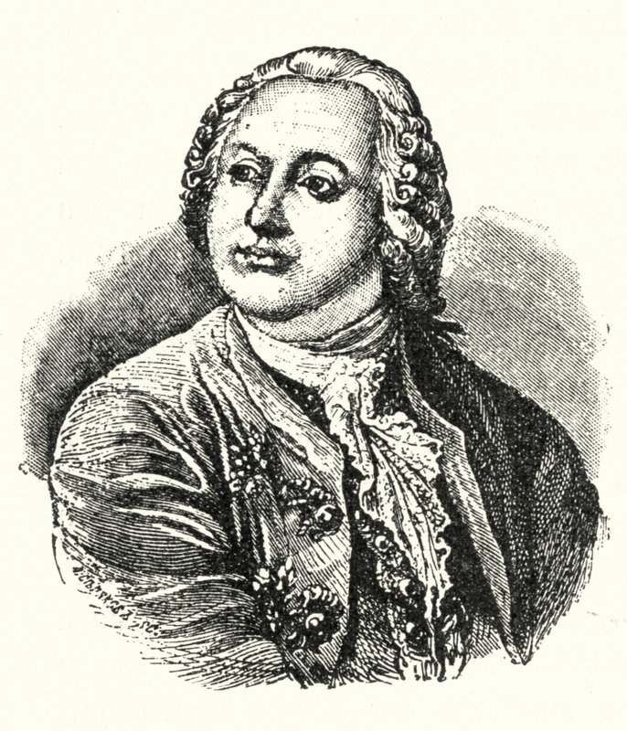 Mikhail Lomonosov, russischer Schriftsteller und Wissenschaftler von German School