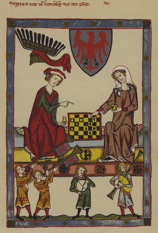 Otto IV., Markgraf von Brandenburg und seine Frau, Hedwig von Holstein von German School