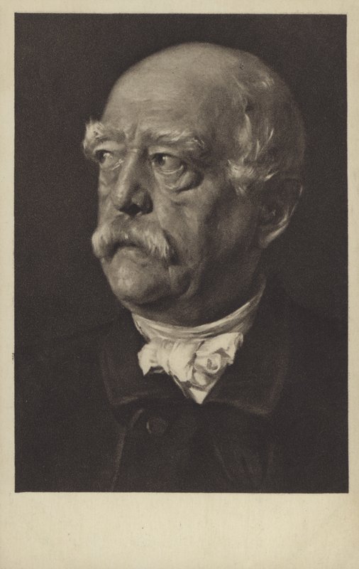 Otto von Bismarck, deutscher Staatsmann von German School