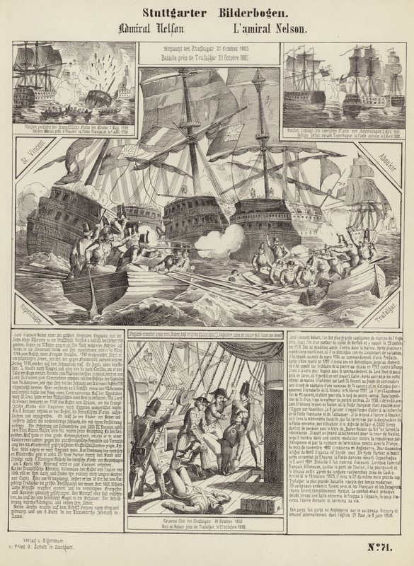 Seite aus dem Stuttgarter Bilderbogen von German School