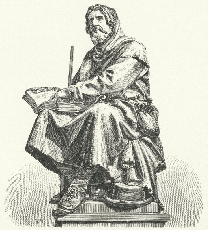 Peter Waldo, Gründer der mittelalterlichen christlichen spirituellen Bewegung der Waldenser von German School