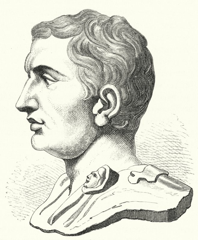 Pompeius der Große, römischer Politiker und Soldat (Gravur) von German School