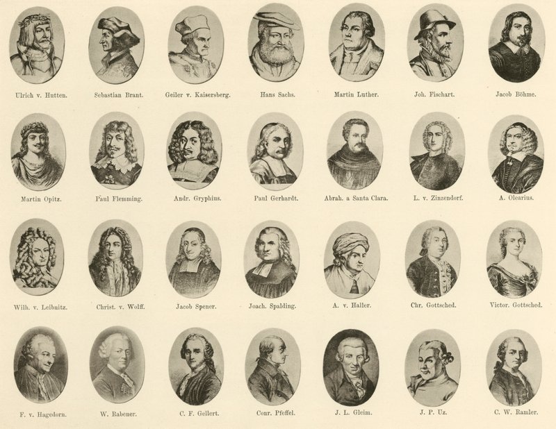 Porträts berühmter Deutscher aus 
