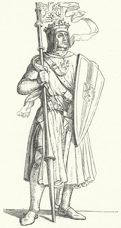 Rudolf von Habsburg, König von Deutschland von German School
