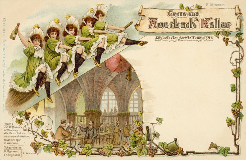 Sachsen- und Thüringer Handels- und Industrieausstellung in Leipzig, Deutschland von German School