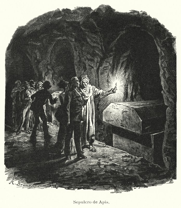 Serapeum von Saqqara, Grab der heiligen Apis-Stiere, die im alten Ägypten verehrt wurden von German School