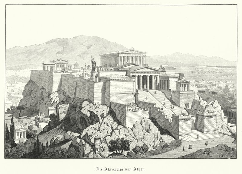 Die Akropolis von Athen, Antikes Griechenland von German School