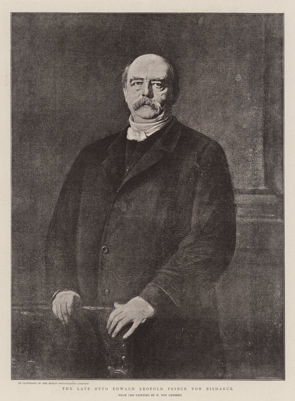 Der verstorbene Otto Eduard Leopold Prinz von Bismarck von German School
