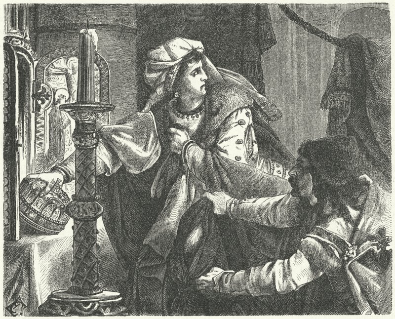 Der Diebstahl der Heiligen Krone von Ungarn von German School