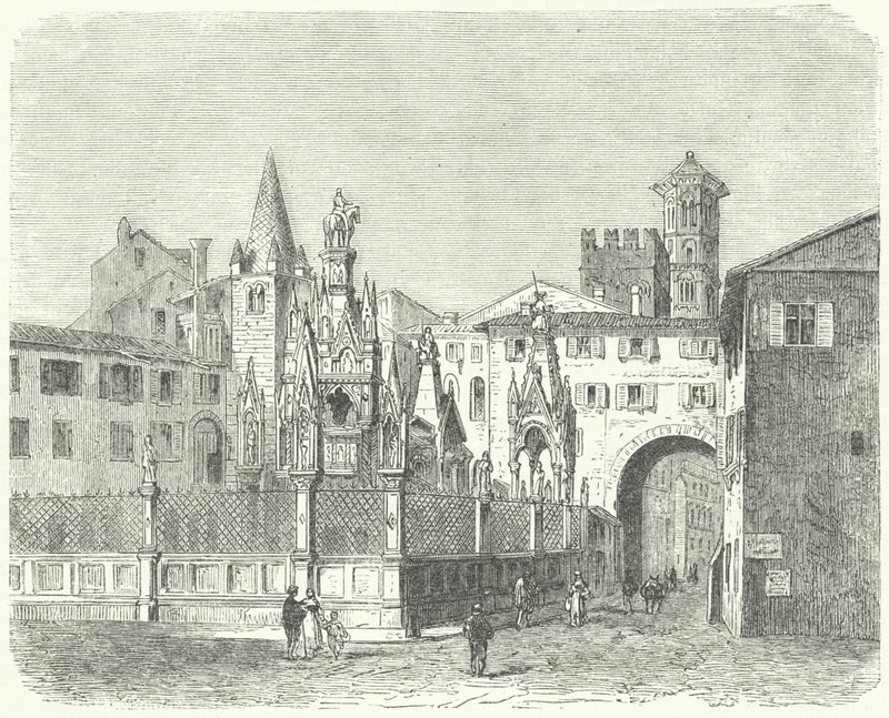 Gräber der Scaligeri, mittelalterliche Herrscher von Verona von German School