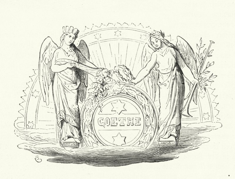 Hommage an den deutschen Autor Johann Wolfgang Goethe von German School