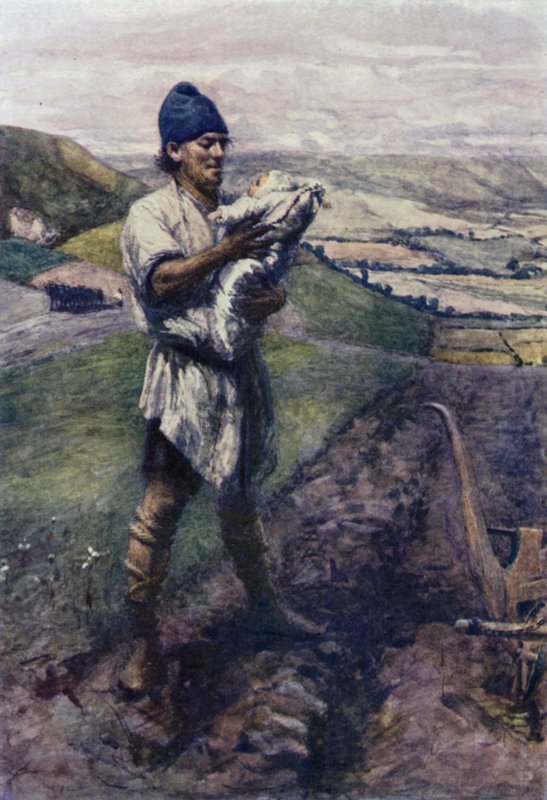 "In einem gefurchten Feld fand der Pflüger dich" von Gertrude E. Demain (after) Hammond