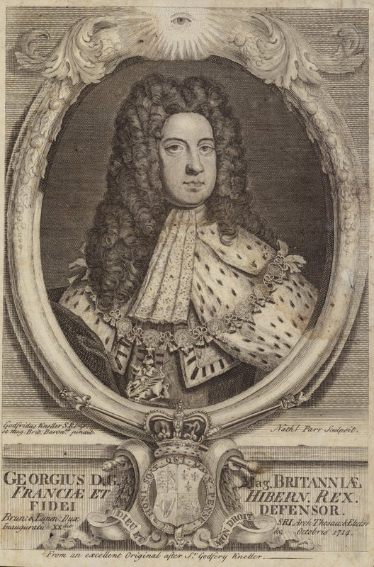 König Georg I. von Großbritannien und Irland von Godfrey Kneller