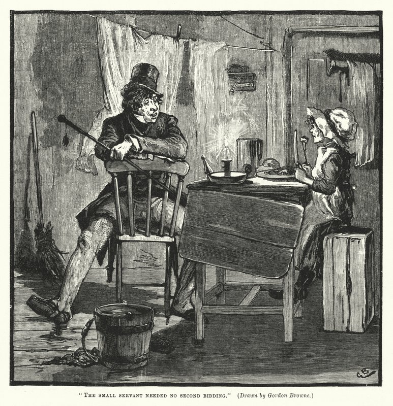 Der kleine Diener brauchte keine zweite Aufforderung von Gordon Frederick (after) Browne