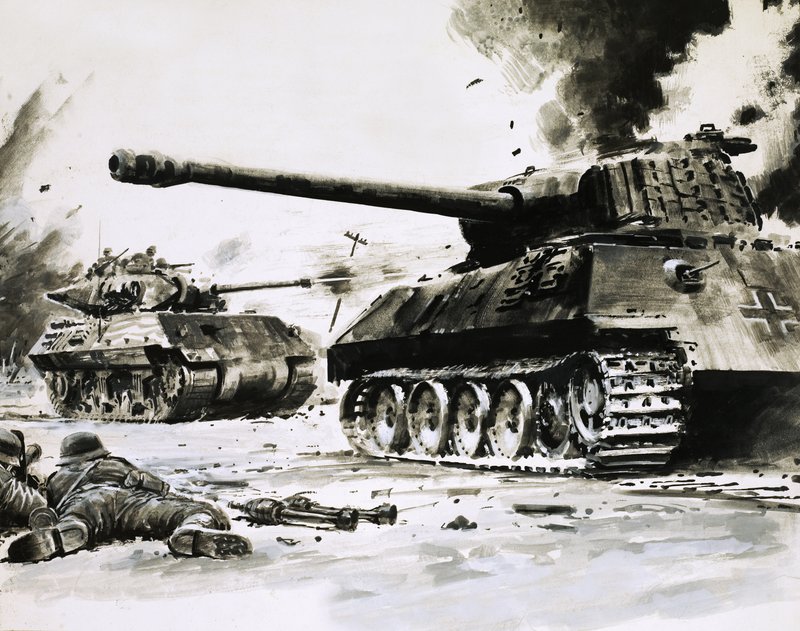 Panzer auf den Straßen von Graham Coton