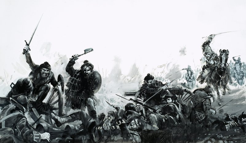 Die Schlacht von Culloden von Graham Coton