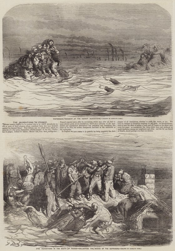 Die Überschwemmungen in Frankreich von Gustave Dore