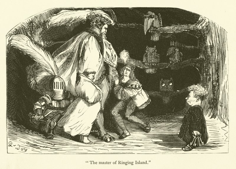 Illustration für die Werke von Rabelais von Gustave after Dore